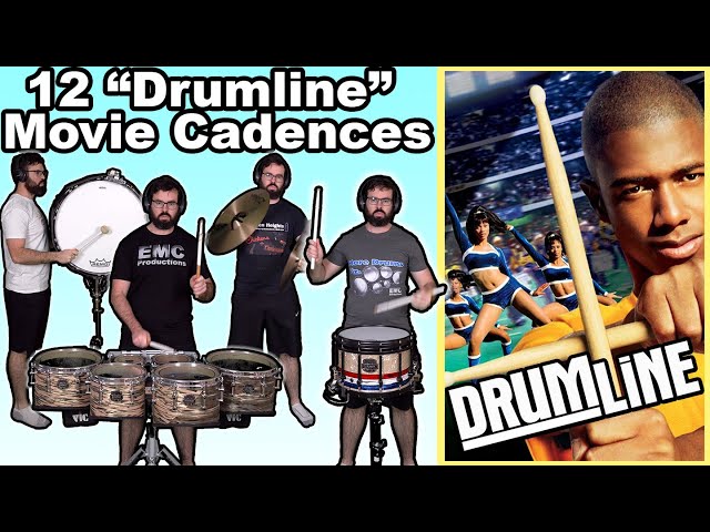I play 12 Cadences from Drumline class=