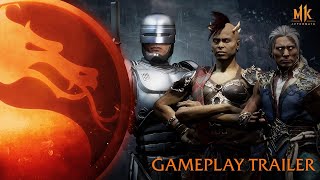 Mortal Kombat 11: Aftermath - Official DLC Gameplay Trailer with Robocop, Fujin & Sheeva (2020)