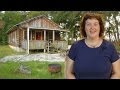 Small Log Cabin Kits: A walkthrough of Becky's small log cabin floor plans.