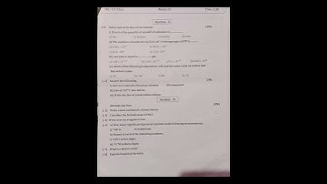 Class 11th Chemistry 1st Unit Test Question Paper #exam #chemistry #paper