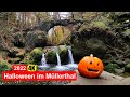 Atemberaubende Natur im Müllerthal. Halloween 2022 - Ein Kurztrip zum Wandern