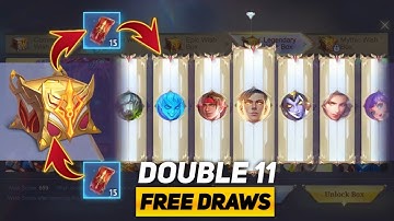 HOW I GOT THE DOUBLE 11 SKIN & REWARDS USING THE FREE WISH TOKENS FROM THE DOUBLE 11 EVENT | MLBB