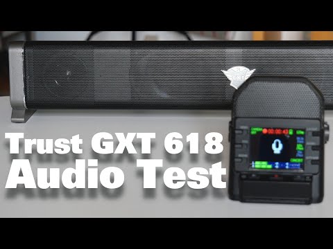 Trust Asto PC Soundbar Audio Test - Trust GXT 618