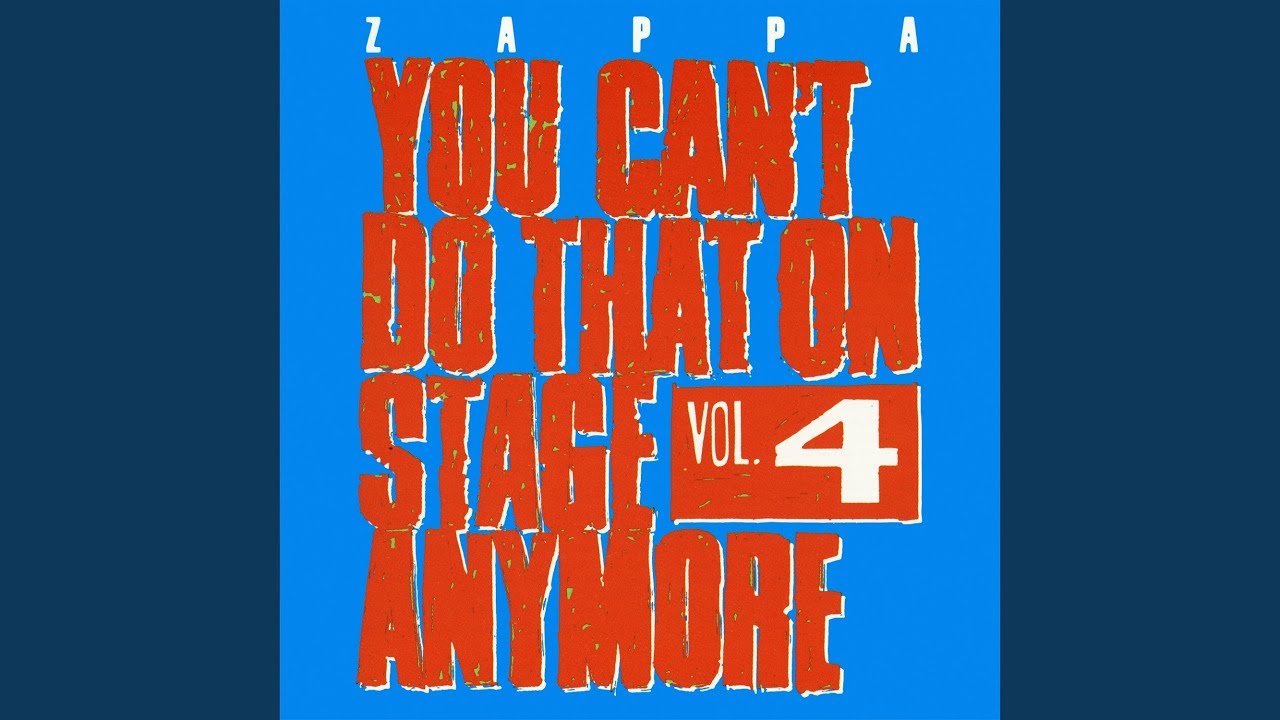 Frank zappa You Can't Do That on Stage Cmp Box Zappa You Can't Do