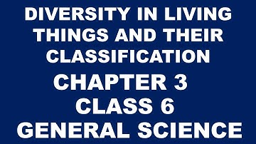 Exercise Diversity in Living Things and Their Classification |chapter3 class6 science|class6 lesson3