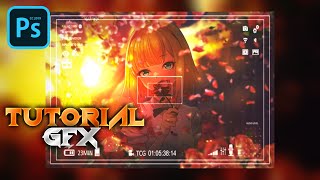 Tutorial GFX Manipulation Anime Bokeh style pscc/PS touch Android SpeedArt.