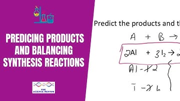 Predicting Products and Balancing Synthesis Reactions