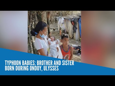 Typhoon babies: Brother and sister born during Ondoy, Ulysses