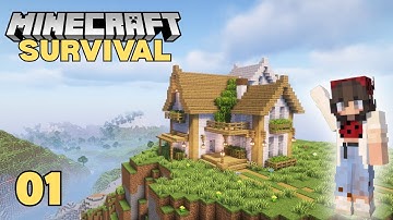 Een gezellig nieuw begin! | Laten we Survival Minecraft spelen | Aflevering 1