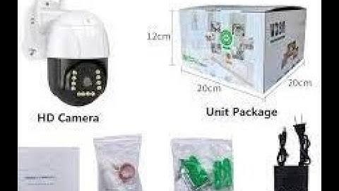 Cài đặt camera thông minh wifi V380Pro ngoài trời