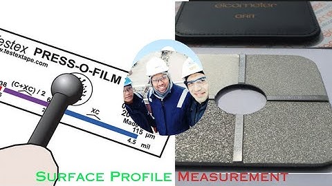 How to Measure Surface Profile using Replica Tape (ISO 8503-2)