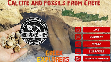 Expedition for Calcite and fossils in Crete!! #GREEKEXPLORERS #fossils #mineral #greece #crete #cave