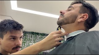 Corte de cabelo e barba simples do dia a dia