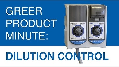 Product Minute: Dilution Control
