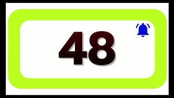 48 Seconds Countdown Timer With Sound Effect COLOR 4K   HD   1080
