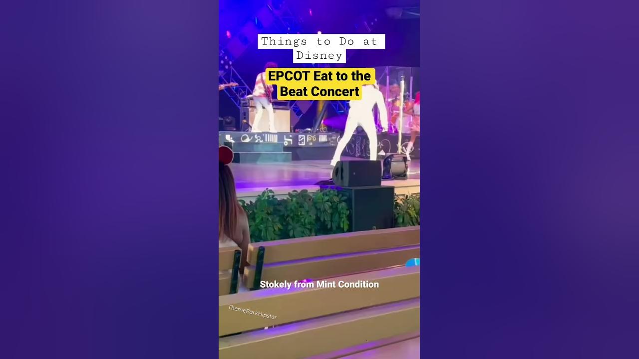 BEST male singer performing at Disney! 🤩 Stokely from @Mint Condition Music