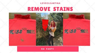 THE FASTEST AND EASIEST WAY TO REMOVE CHOCOLATE STAINS