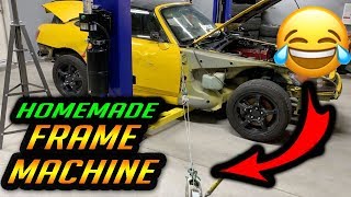 Homemade Frame Machine - Wrecked Honda S2000 - Part 4