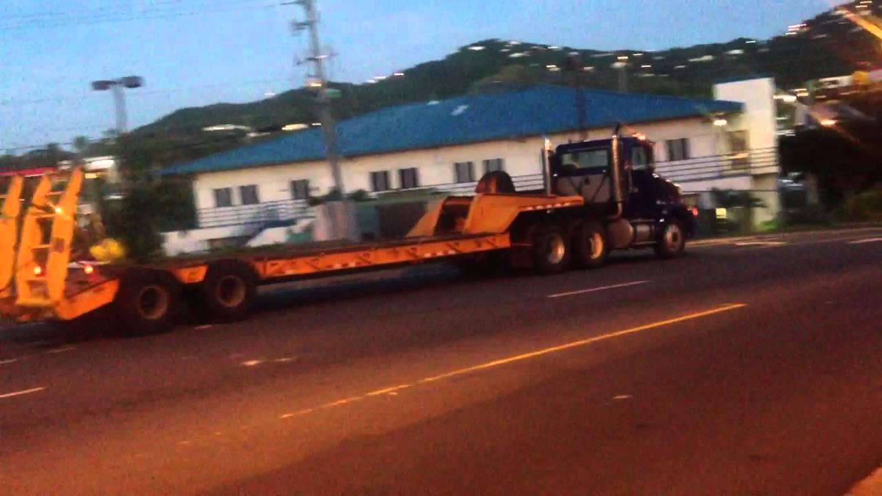 Volvo Tractor Trailer Using Jake Brake YouTube