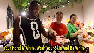 Chinese Man Told Black Man To Bath and Become White