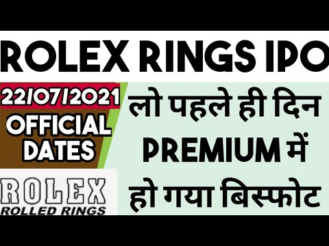 Rolex Rings Share Price Today Updates: Rolex Rings Sees Slight Decline in  Price Today, but Positive Returns Over the Week - The Economic Times