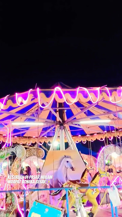 SERU MAIN DI PASAR MALEM #bianglala #wahanapasarmalam