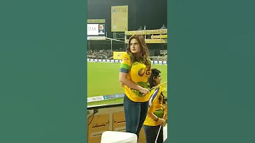 Zareen Khan at T10 League in Sharga