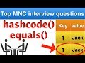 Java interview question on hashcode() and equals() || Java collection interview questions on HASHMAP