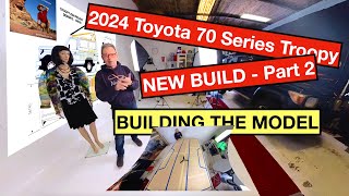 NEW Toyota 70 Series Troopy 2024 Camper Build - Part 2 - BUILDING THE MODEL