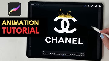 Learn animation in Procreate - Chanel Logo Animation Tutorial
