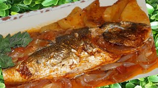 Στιφάδο ψάρι(Πεντανόστιμο )  Fish stew (Delicious )  // Stella Love Cook  Stella Markou