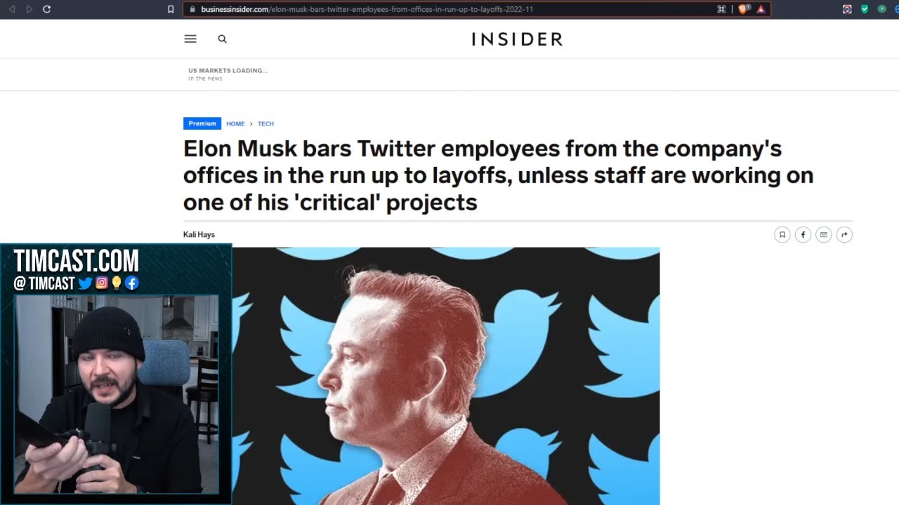 Elon Musk BARS Twitter Staff From Building, Announces MASS PURGE, Employees SUE Twitter Over Firings