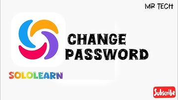 How to Change Password in Sololearn Application