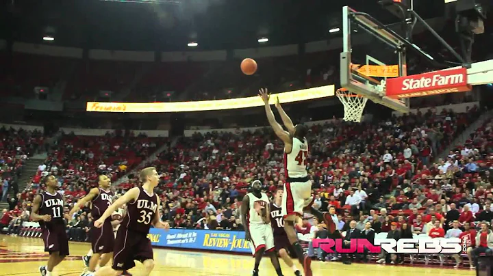 Mike Moser - UNLV Runnin' Rebels #43 Back to Back ...