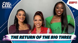 The Big 3 talk Caitlin Clark, Simone Biles, and reclining airplane seats | The Elle Duncan Show