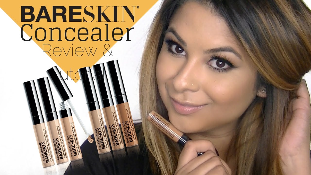 bareMinerals BareSkin Coverage Serum Concealer - YouTube