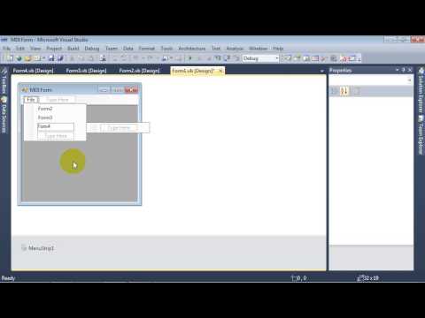 VB.NET (In Urdu) Tutorial 40 - How To Use MDI Form in Visual Basic