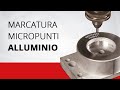 Marcatura a micropunti su alluminio  ridix