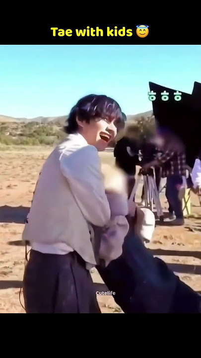 Tae vs Jungkook with Kid,s @cutelife #bts