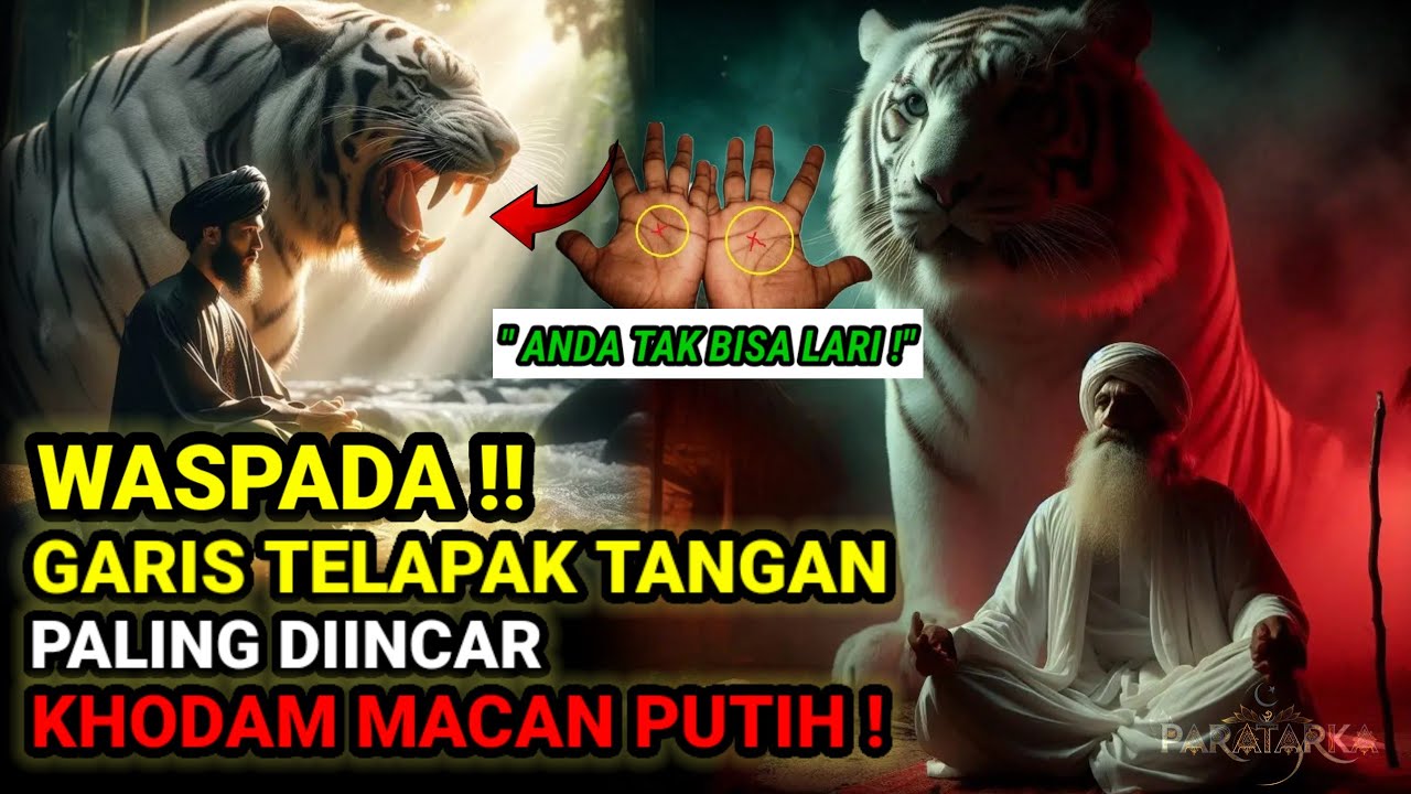 SELALU WASPADA❗ JIKA ANDA MEMILIKI TELAPAK TANGAN INI , PALING DICARI KHODAM MACAN PUTIH