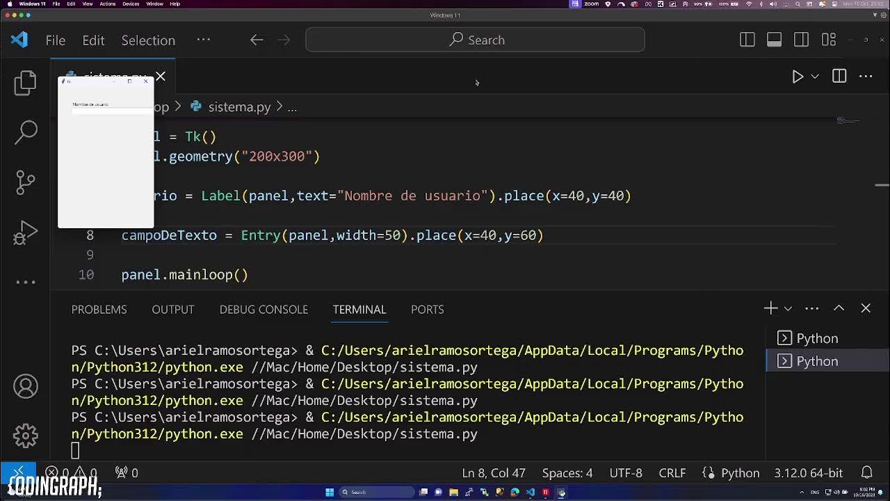 Python - Aplicación con interfaz gráfica - YouTube