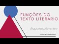 EP. 01- Funções do texto literário