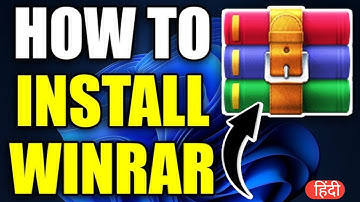 How to Install WinRAR on windows 10,11,7,8.1 || latest version 2025 (HINDI)