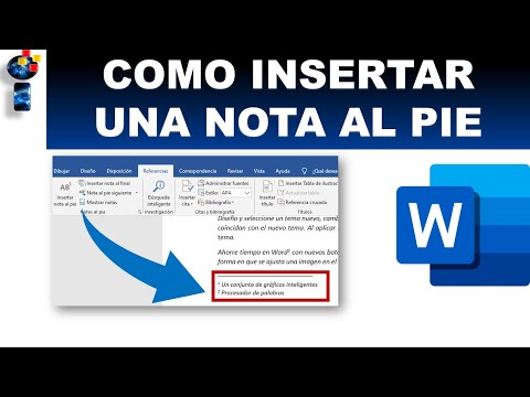 Video: Cómo Agregar Notas A Pie De Página