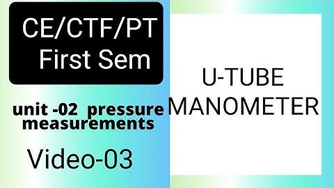 Video-03 U-tube manometer .MIM (unit-02)