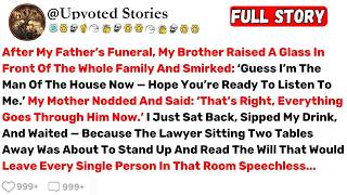 After My Father’s Funeral, My Brother Raised A Glass In Front Of The Whole... - Best Reddit Stories