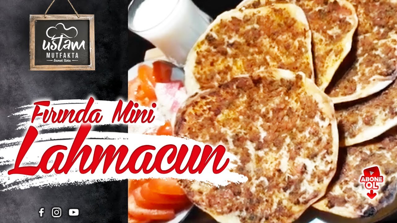MİNİ LAHMACUN / NASIL YAPILIR / USTAM MUTFAKTA  / YEMEK TARİFLERİ / PRATİK YEMEKLER
