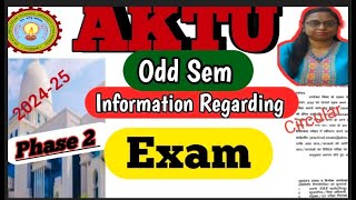 Aktu Exam News information| Aktu phase 2 final.cenyet list