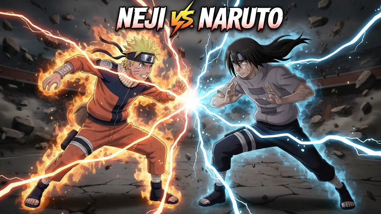 NARUTO vs NEJI 🔥 Byakugan vs Nine-Tails | Intense Gameplay Battle