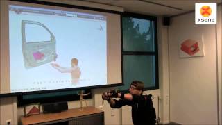 Real-time motion capture into Delmia V6